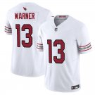 Arizona Cardinals #13 Kurt Warner White Limited Stitched Jersey