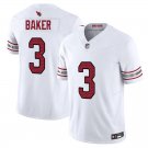 Arizona Cardinals #3 Budda Baker White Limited Stitched Jersey