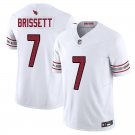 Arizona Cardinals #7 Jacoby Brissett White Limited Stitched Jersey