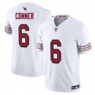 Arizona Cardinals #6 James Conner White Limited Stitched Jersey