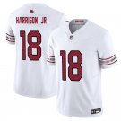 Arizona Cardinals #18 Marvin Harrison Jr White Limited Stitched Jersey