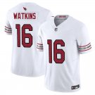 Arizona Cardinals #16 Quez Watkins White Limited Stitched Jersey