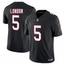 Atlanta Falcons #5 Drake London Black Alternate Limited Stitched Jersey
