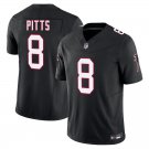 Atlanta Falcons #8 Kyle Pitts Black Alternate Limited Stitched Jersey