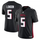Atlanta Falcons #5 Drake London Black Limited Stitched Jersey
