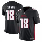 Atlanta Falcons #18 Kirk Cousins Black Limited Stitched Jersey