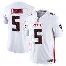 Atlanta Falcons #5 Drake London White Limited Stitched Jersey