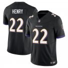 Baltimore Ravens #22 Derrick Henry Black Limited Stitched Jersey