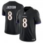 Baltimore Ravens #8 Lamar Jackson Black Limited Stitched Jersey