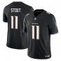 Baltimore Ravens #11 Jordan Stout Black Limited Stitched Jersey