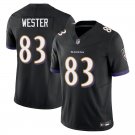 Baltimore Ravens #83 LaJohntay Wester Black Limited Stitched Jersey