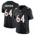 Baltimore Ravens #64 Tyler Linderbaum Black Limited Stitched Jersey