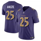 Baltimore Ravens #25 Chidobe Awuzie Purple Limited Stitched Jersey