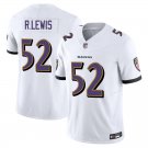 Baltimore Ravens #52 Ray Lewis White Limited Stitched Jersey