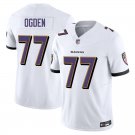 Baltimore Ravens #77 Jonathan Ogden White Limited Stitched Jersey