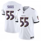 Baltimore Ravens #55 Terrell Suggs White Limited Stitched Jersey
