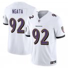 Baltimore Ravens #92 Haloti Ngata White Limited Stitched Jersey