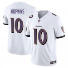 Baltimore Ravens #10 DeAndre Hopkins White Limited Stitched Jersey