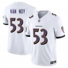 Baltimore Ravens #53 Kyle Van Noy White Limited Stitched Jersey