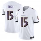 Baltimore Ravens #15 Cooper Rush White Limited Stitched Jersey