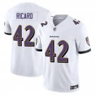 Baltimore Ravens #42 Patrick Ricard White Limited Stitched Jersey