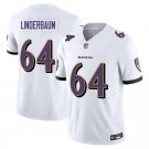 Baltimore Ravens #64 Tyler Linderbaum White Limited Stitched Jersey