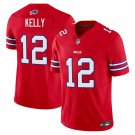 Buffalo Bills #12 Jim Kelly Red Limited Stitched Jersey