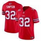 Buffalo Bills #32 O. J. Simpson Red Limited Stitched Jersey