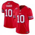 Buffalo Bills #10 Khalil Shakir Red Limited Stitched Jersey
