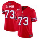 Buffalo Bills #73 Dion Dawkins Red Limited Stitched Jersey