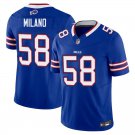 Buffalo Bills #58 Matt Milano Royal Blue Limited Stitched Jersey