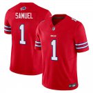 Buffalo Bills #1 Curtis Samuel Red Limited Stitched Jersey
