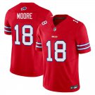 Buffalo Bills #18 Elijah Moore Red Limited Stitched Jersey