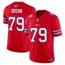 Buffalo Bills #79 Spencer Brown Red Limited Stitched Jersey