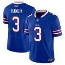 Buffalo Bills #3 Damar Hamlin Royal Blue Limited Stitched Jersey