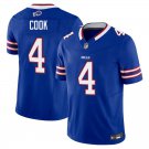 Buffalo Bills #4 James Cook Royal Blue Limited Stitched Jersey