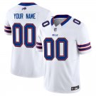 Buffalo Bills #00 Custom Name And Number White Limited Stitched Jersey