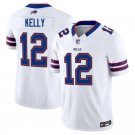 Buffalo Bills #12 Jim Kelly White Limited Stitched Jersey