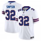 Buffalo Bills #32 O. J. Simpson White Limited Stitched Jersey
