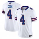 Buffalo Bills #4 James Cook White Limited Stitched Jersey