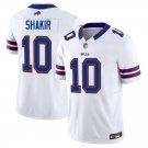 Buffalo Bills #10 Khalil Shakir White Limited Stitched Jersey