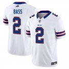 Buffalo Bills #2 Tyler Bass White Limited Stitched Jersey