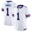 Buffalo Bills #1 Curtis Samuel White Limited Stitched Jersey