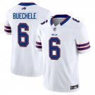 Buffalo Bills #6 Shane Buechele White Limited Stitched Jersey