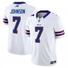 Buffalo Bills #7 Taron Johnson White Limited Stitched Jersey