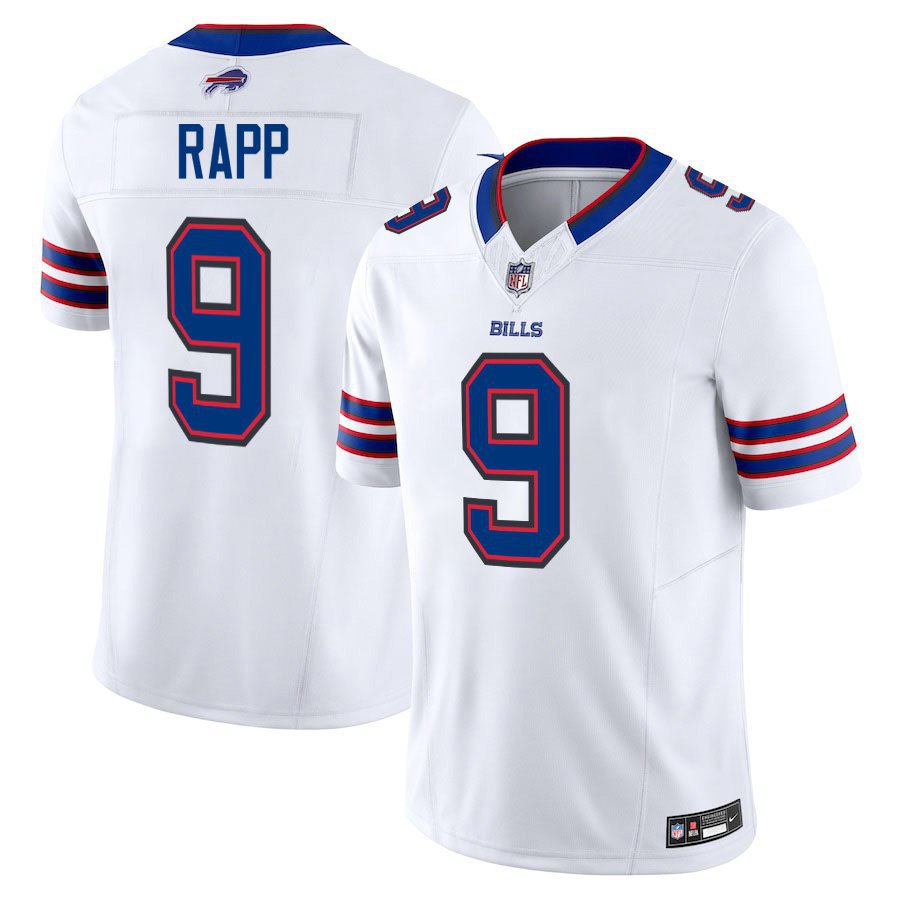 Buffalo Bills #9 Taylor Rapp White Limited Stitched Jersey
