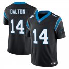 Carolina Panthers #14 Andy Dalton Black Limited Stitched Jersey