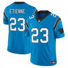 Carolina Panthers #23 Trevor Etienne Blue Limited Stitched Jersey