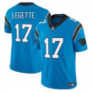 Carolina Panthers #17 Xavier Legette Blue Limited Stitched Jersey