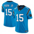 Carolina Panthers #15 Jimmy Horn Jr Blue Limited Stitched Jersey